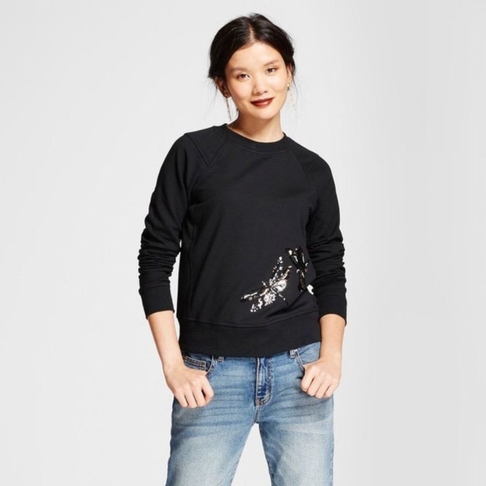 Sequin Dragonfly Sweatshirt